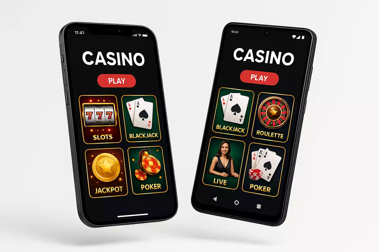 Mobilní casino aplikace na iPhone a Android zařízeních